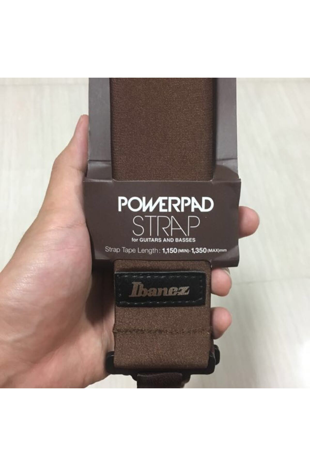 GSF50-BR POWERPAD Strap Brown Gitar Askısı