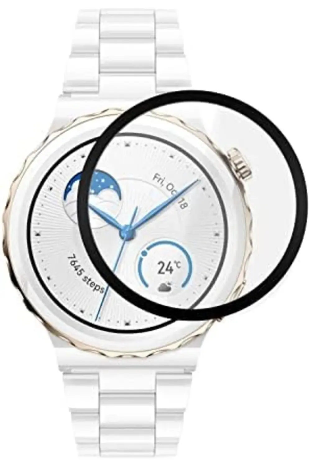 GT 3 Pro 43mm Seramik Tam Kaplayan Temperli Cam Full Ekran Koruyu