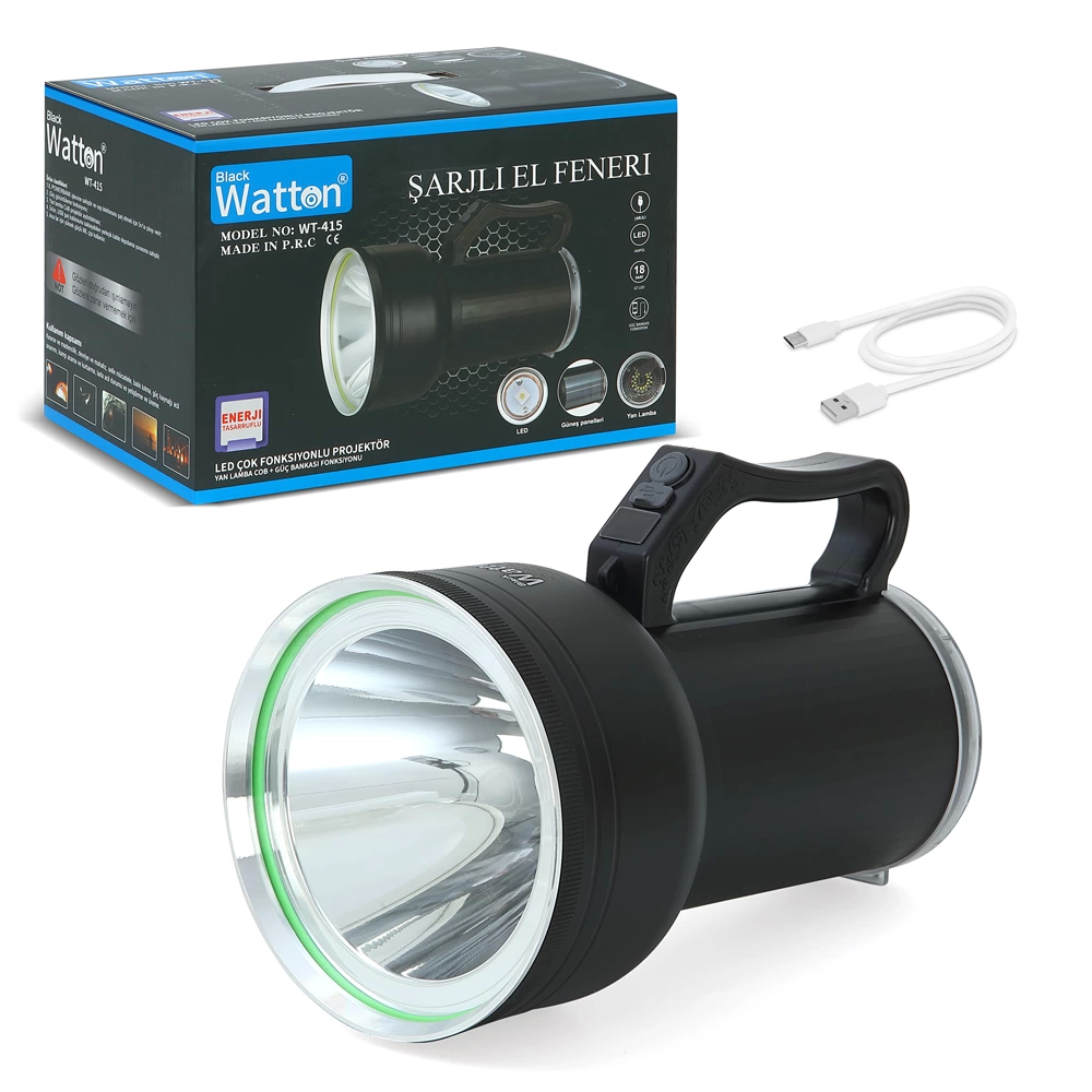 Just Cheap Store Gt Led Taşınabilir Güneş Solar Ledli Fener  Wt-415