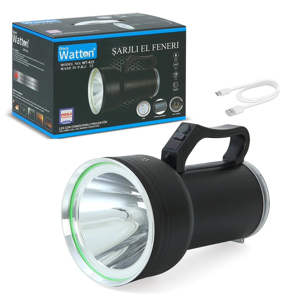 GT Led Taşınabilir Güneş Solar Ledli Fener WT-415