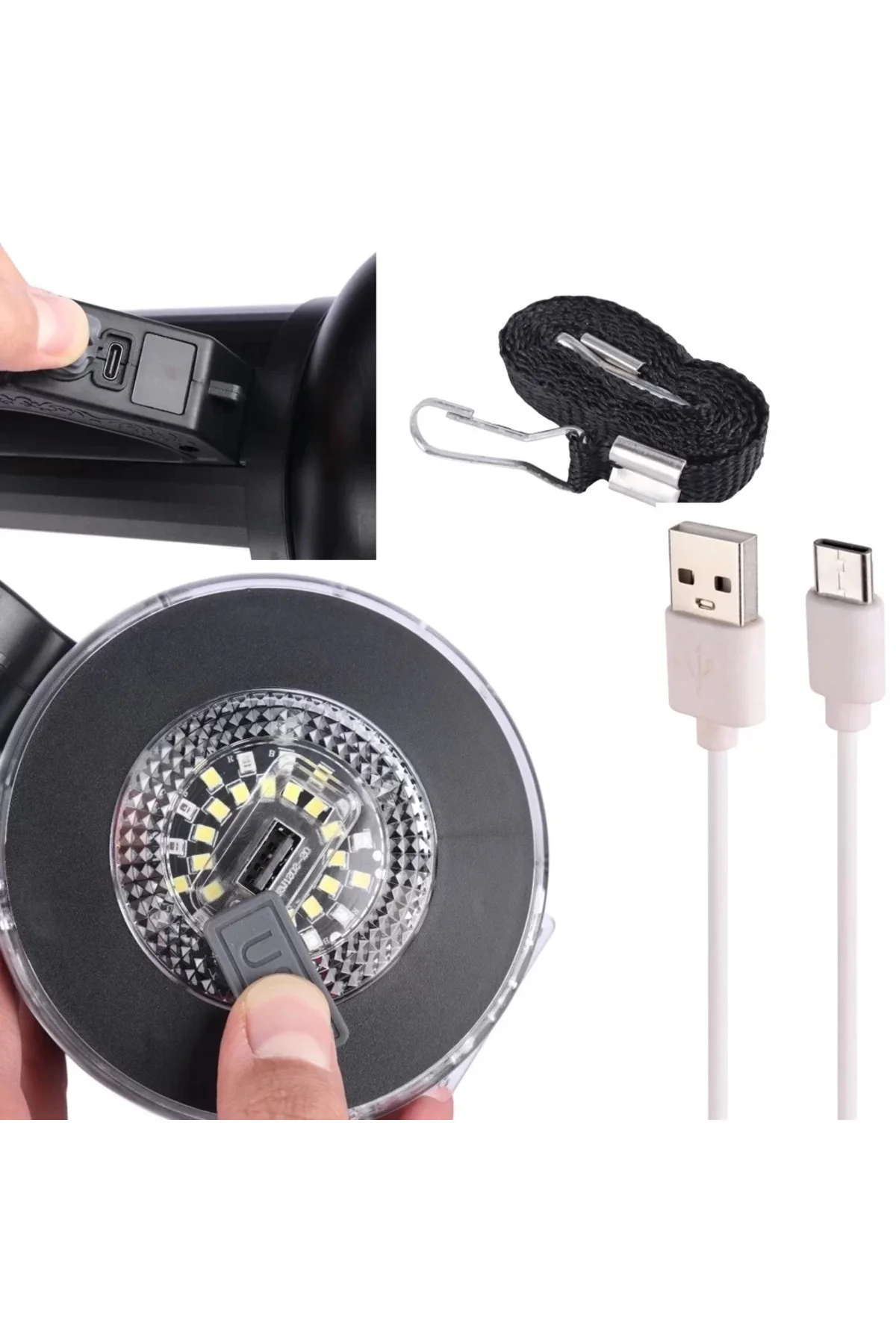 Gt Led Taşınabilir Güneş Solar Ledli Fener Wt-415