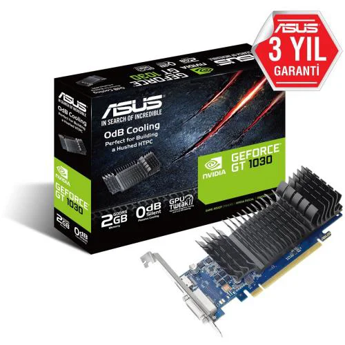 GT1030-SL-2G-BRK, 2Gb, GDDR5, 64Bit, 1xDVI, 1xHDMI, GAMING Ekran Kartı Fiyatı, Yorumları ve Özellikleri
