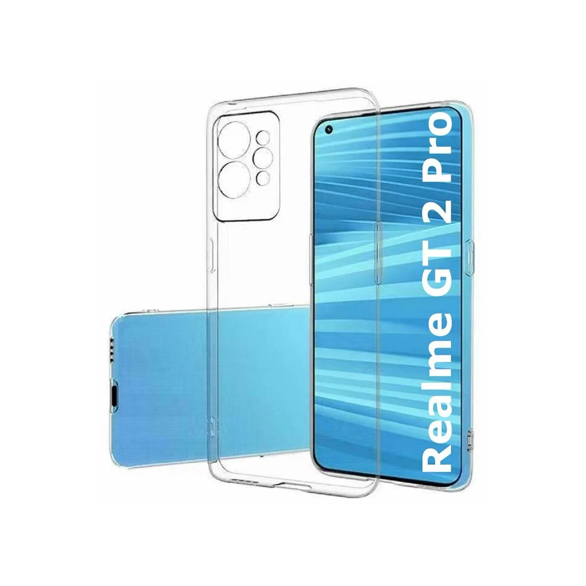 GT2 Pro 5G Kılıf Lüx Şeffaf Silikon - Estetik ve Korumalı