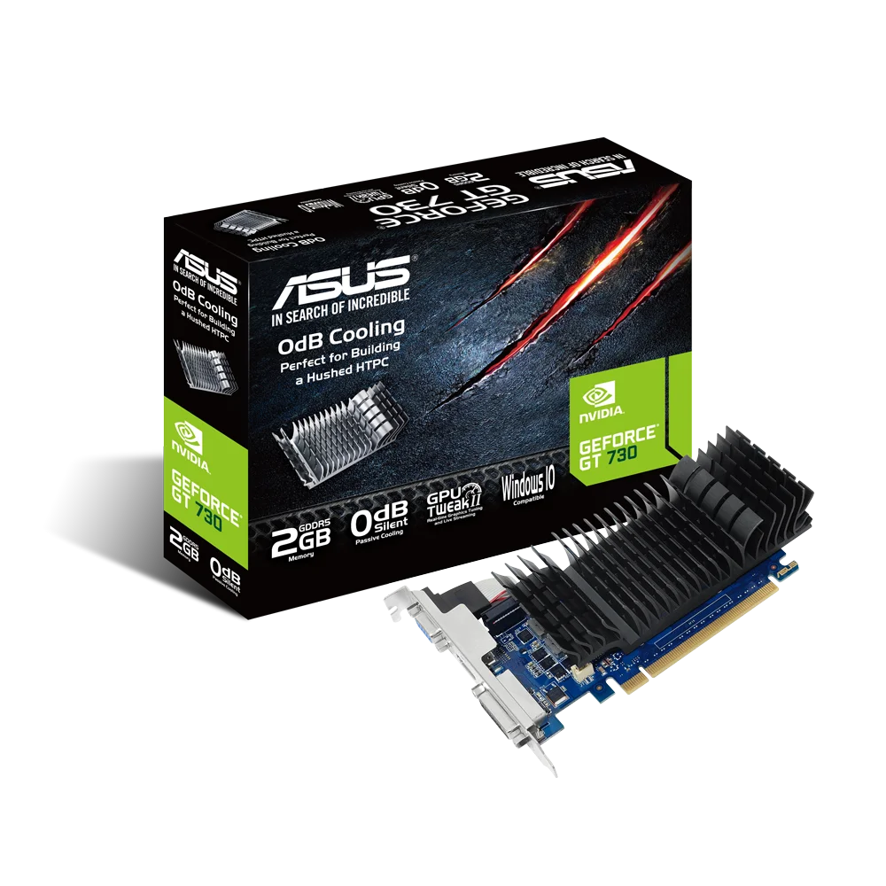 GT730-SL-2GD5-BRK GT730 2GB 64Bit GDDR5 VGA/DVI/HDMI Nvidia