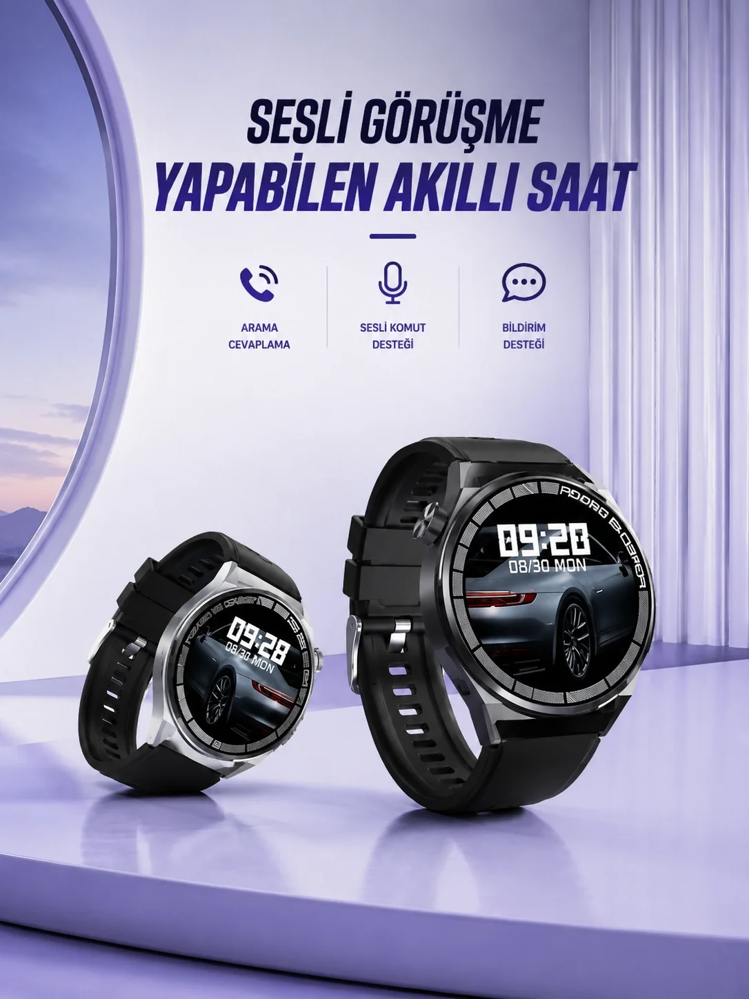GT8 AKILLI SESLİ GÖRÜŞME YAPABİLEN SAAT