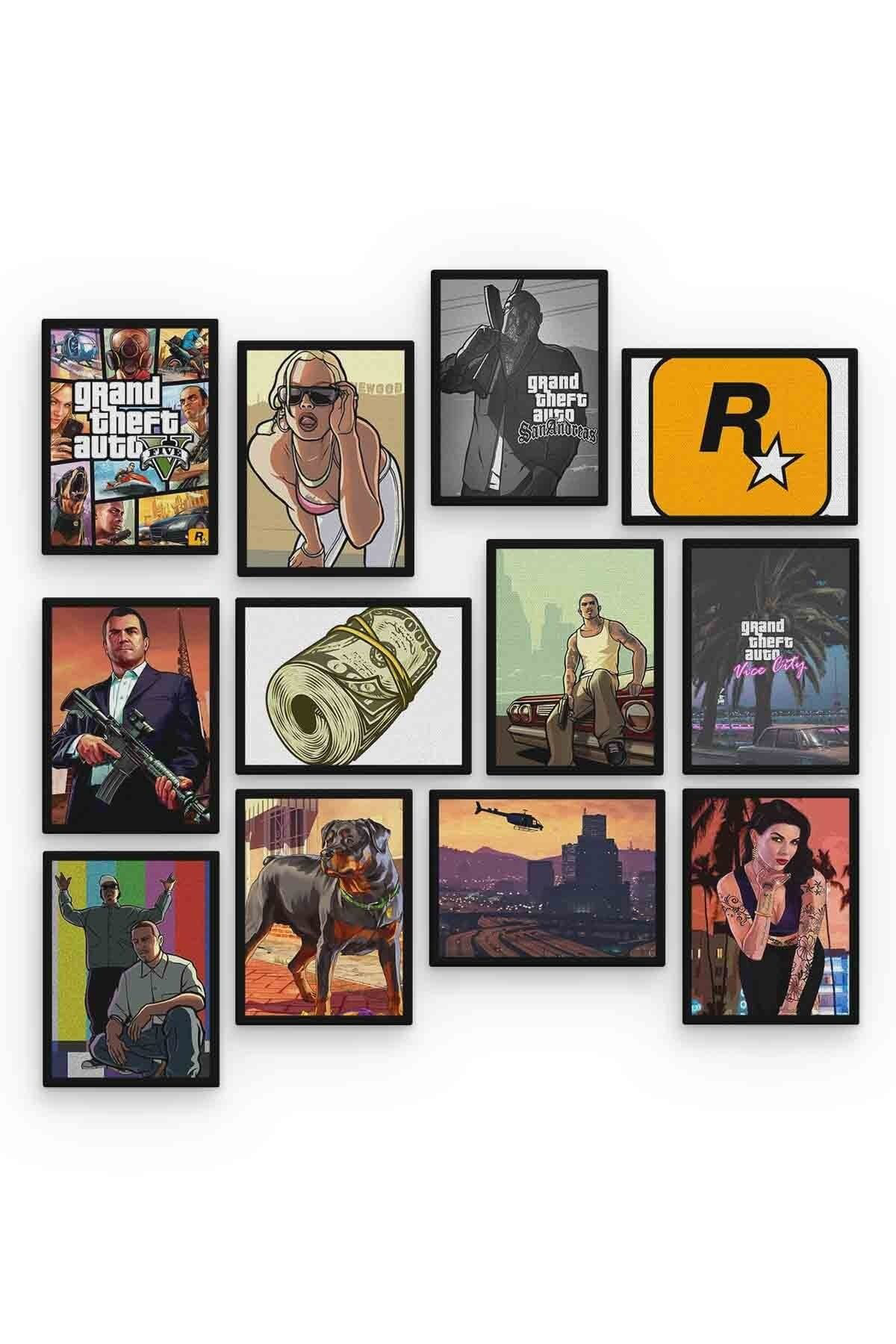 Gta 12 Parça Mdf (ahşap) Tablo Ofis Boyu 
