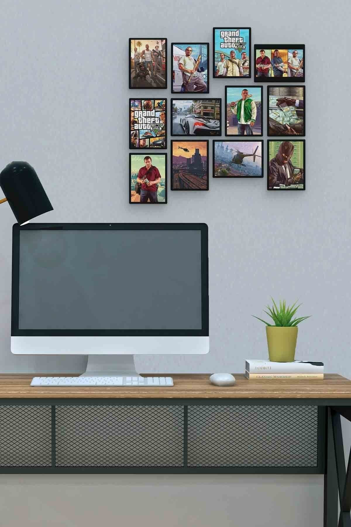 Gta 12 Parça Mdf (ahşap) Tablo Ofis Boyu 