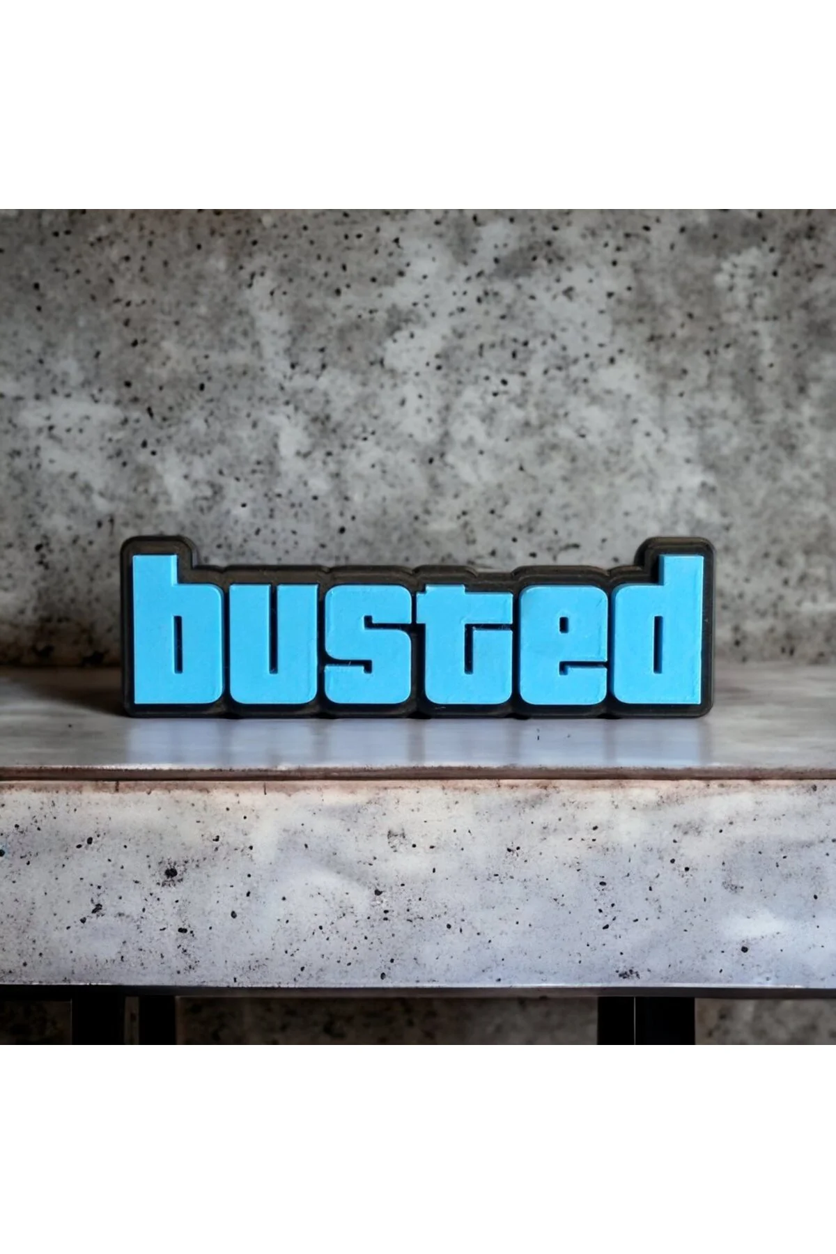 GTA Busted Obje Busted Yazılı Dekoratif Obje 15CM Fiyatı, Yorumları ve Özellikleri