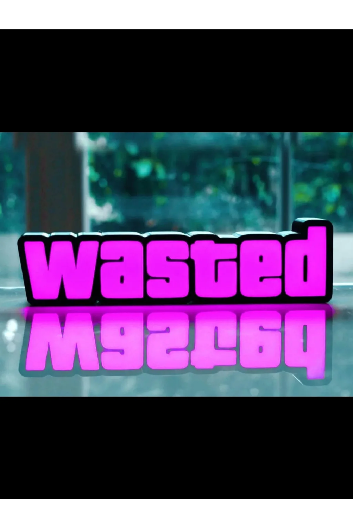 GTA GRAND THEFT AUTO VİCE CTİY LED IŞIKLI WASTED