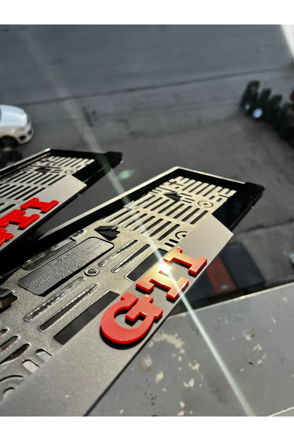 GTI MODEL Mat Pleksi Plakalık