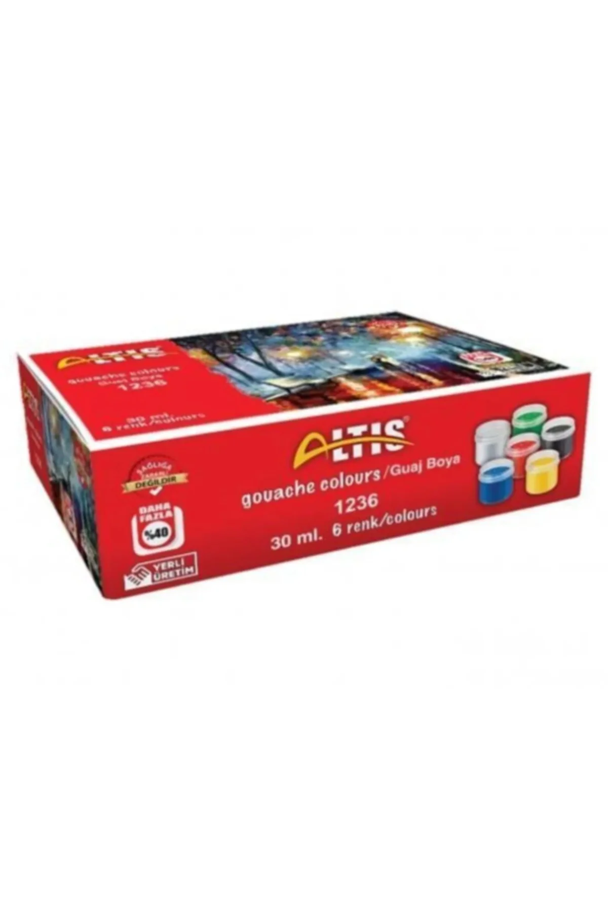 Guaj Boya 30ml 6'lı Renk | 1236