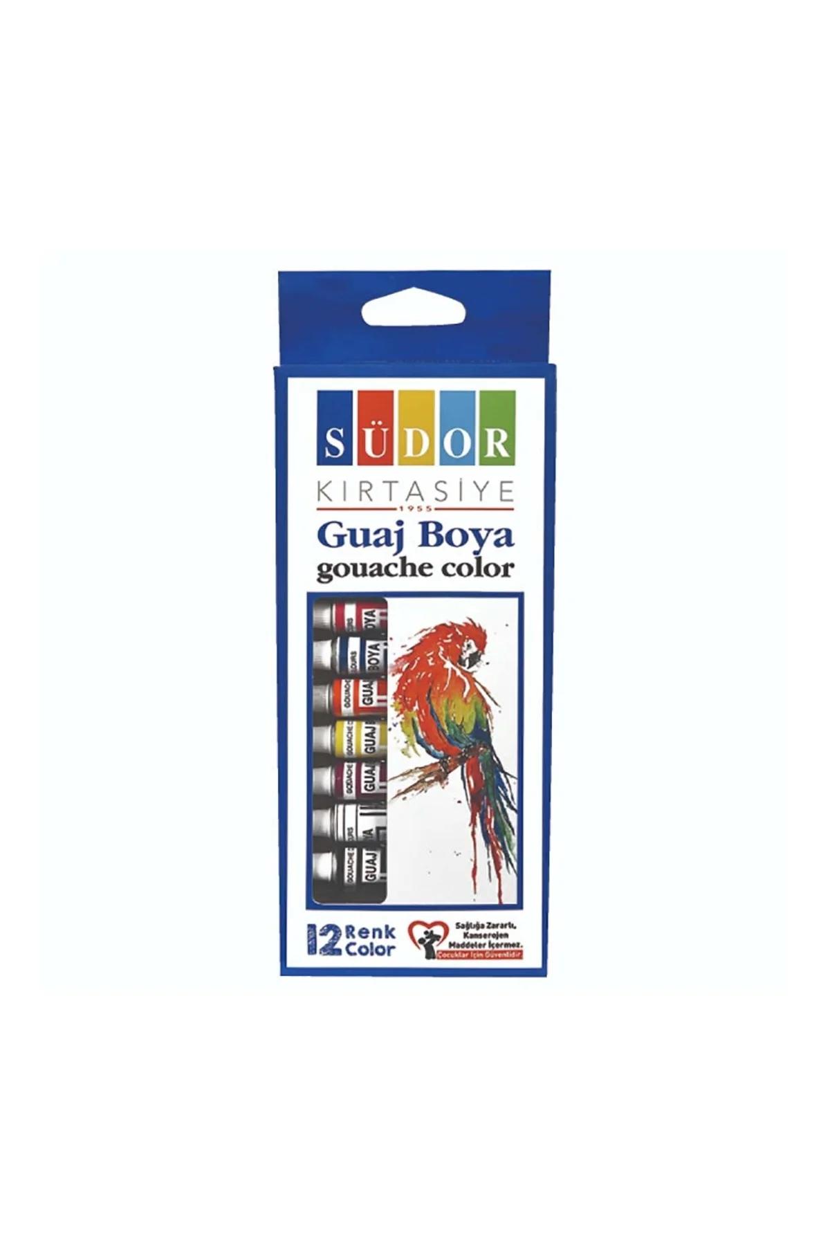 Guaj Boya 8.5 Ml Tüp 12 Renk 575