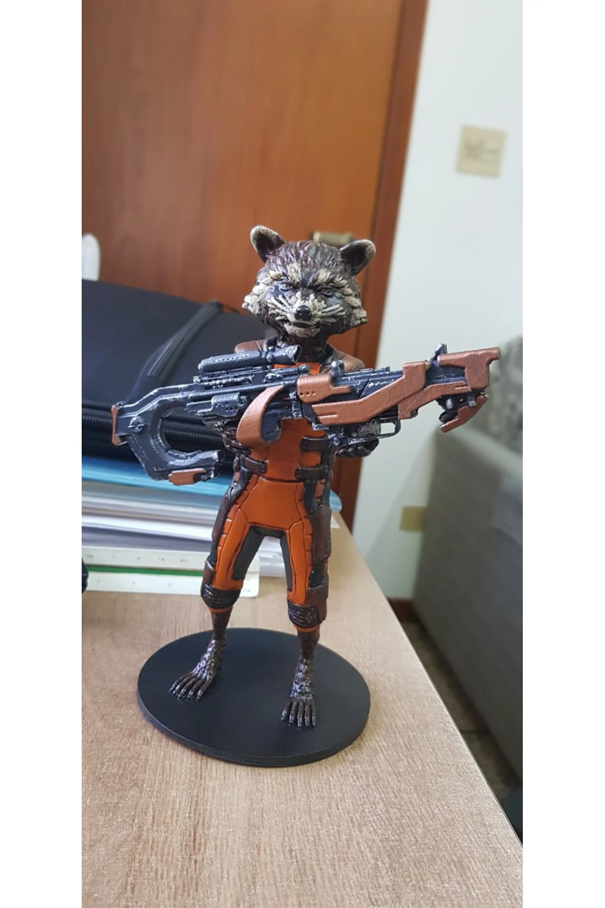 Guardians of Galaxy Rakun Figür Guardians of Galaxy Roket Rakun Obje 13CM
