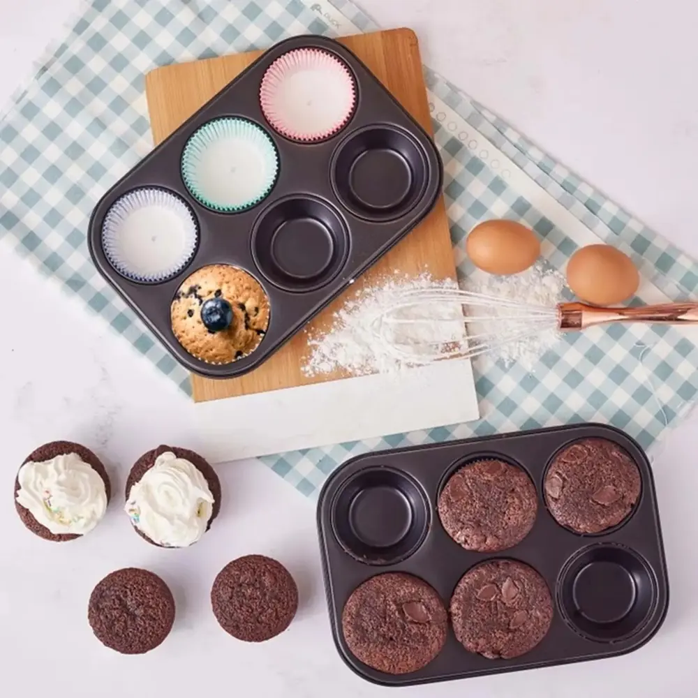 Guardini Gardenia 6lı Muffin Kek Kalıbı Kağıtlı 27x18,5 Cm 066899