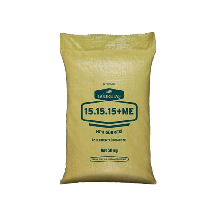 Gübretaş Süper Kompoze 15-15-15+ME Gübre 50 Kg Harmanlanmış İz El