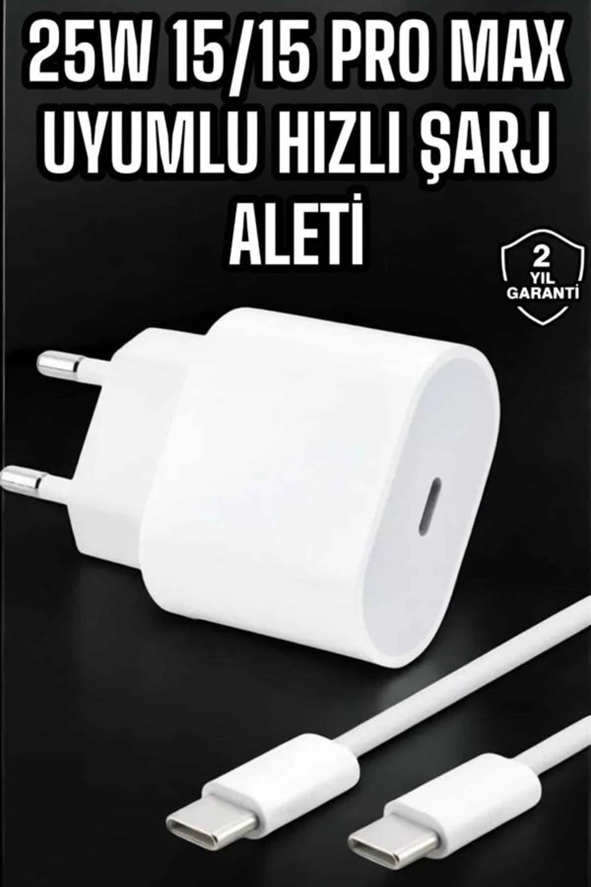 Güç Adaptörü ve Kablosu Şarj Aleti 15/15 Pro Max Uyumlu Hızlı Şar