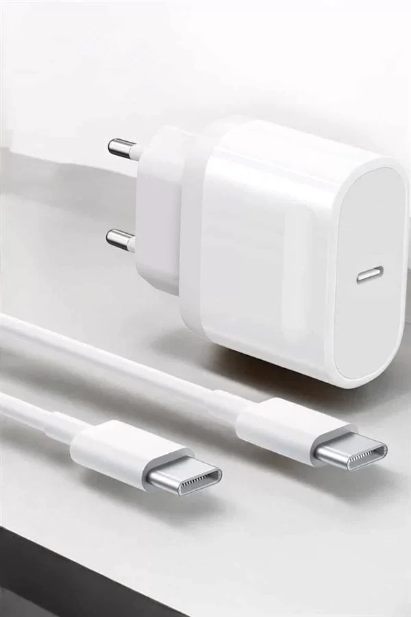 Güç Adaptörü ve Kablosu Şarj Aleti 15/15 Pro Max Uyumlu Hızlı Şarj - Lisinya