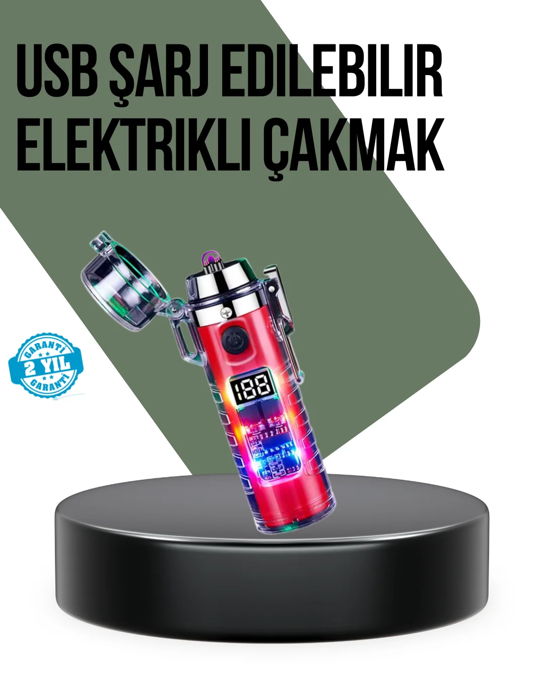 Güç Göstergeli Şarjlı Fenerli USB Elektrikli Çakmak Fiyatı, Yorumları ve Özellikleri