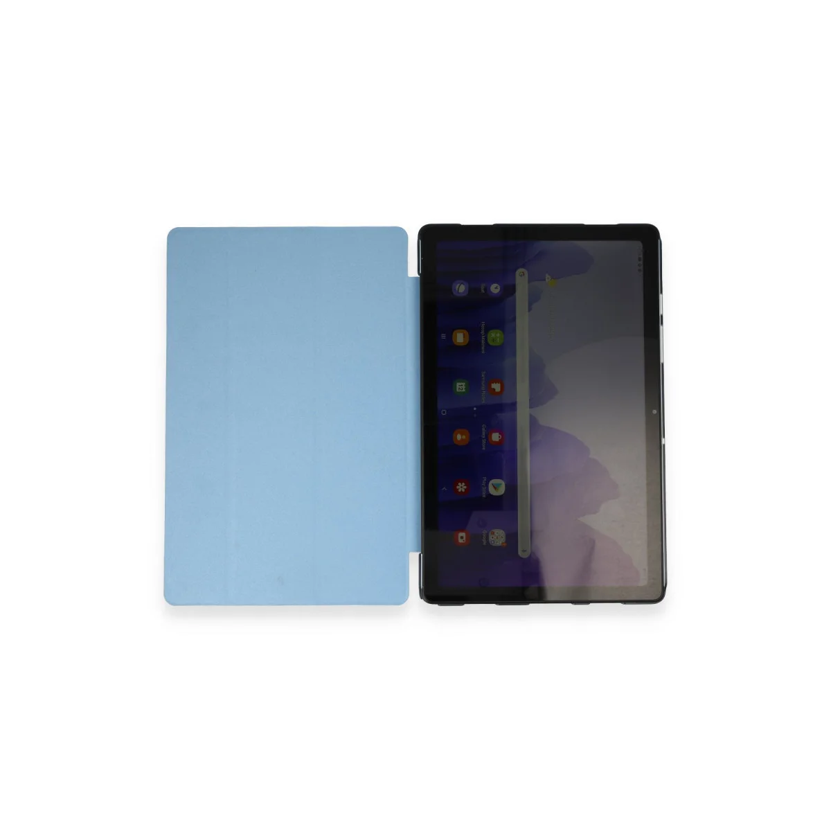 Güçlendirilmiş Tablet Kılıfı Mavi - Otomatik Uyku Modu ve Stand Özelliği
