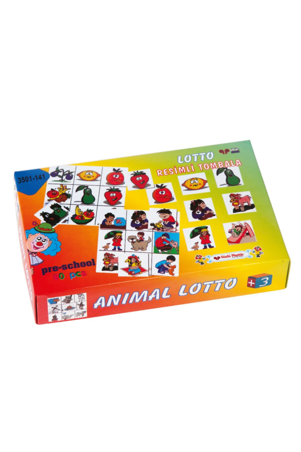 Güçlü 3501 Lotto Resimli Tombala 60 Parça  /