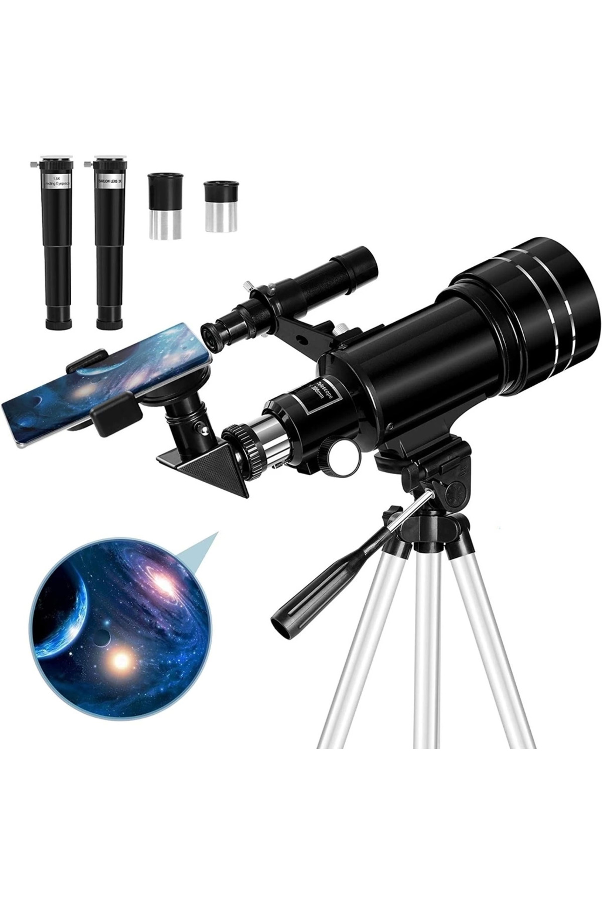 Butik Güçlü Az 30070 Hd Profesyonel Astronomik Teleskop