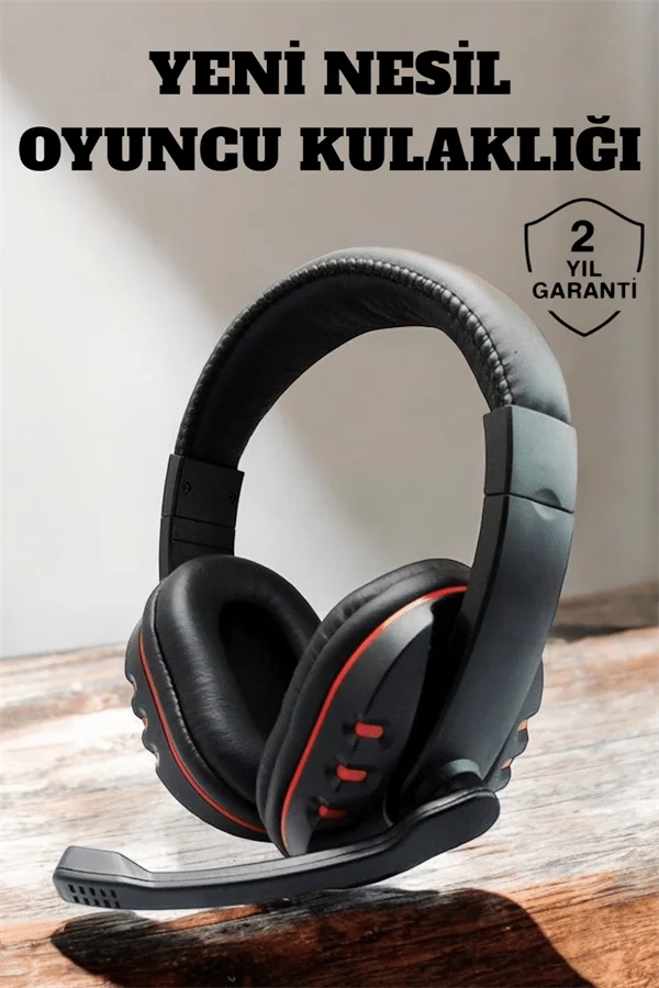 Güçlü Bass ve Suya Dayanıklı, Kablolu Oyuncu Kulaklığı ile Kesint