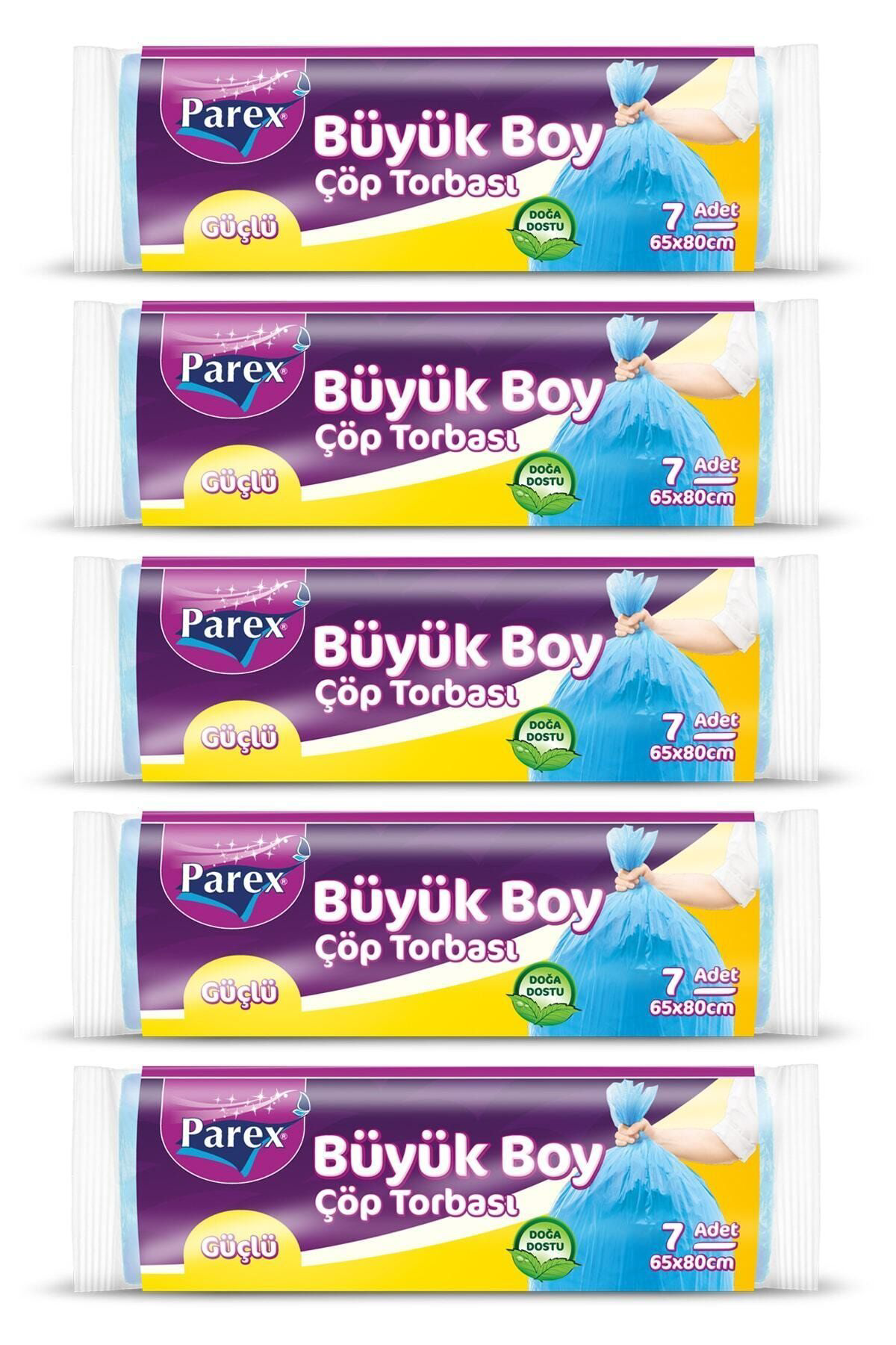 Parex Güçlü Çöp Torbasi Büyük Boy 5'Li