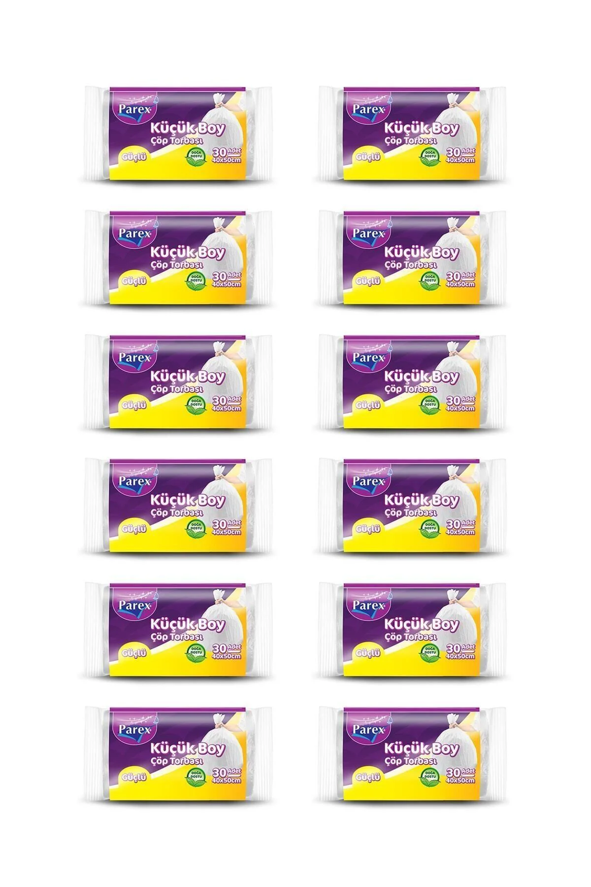 Güçlü Çöp Torbasi Küçük Boy 12'li Paket