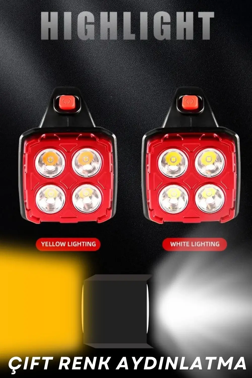 Güçlü güneş LED ışıkları el feneri paneli harici  kamp yürüyüş US