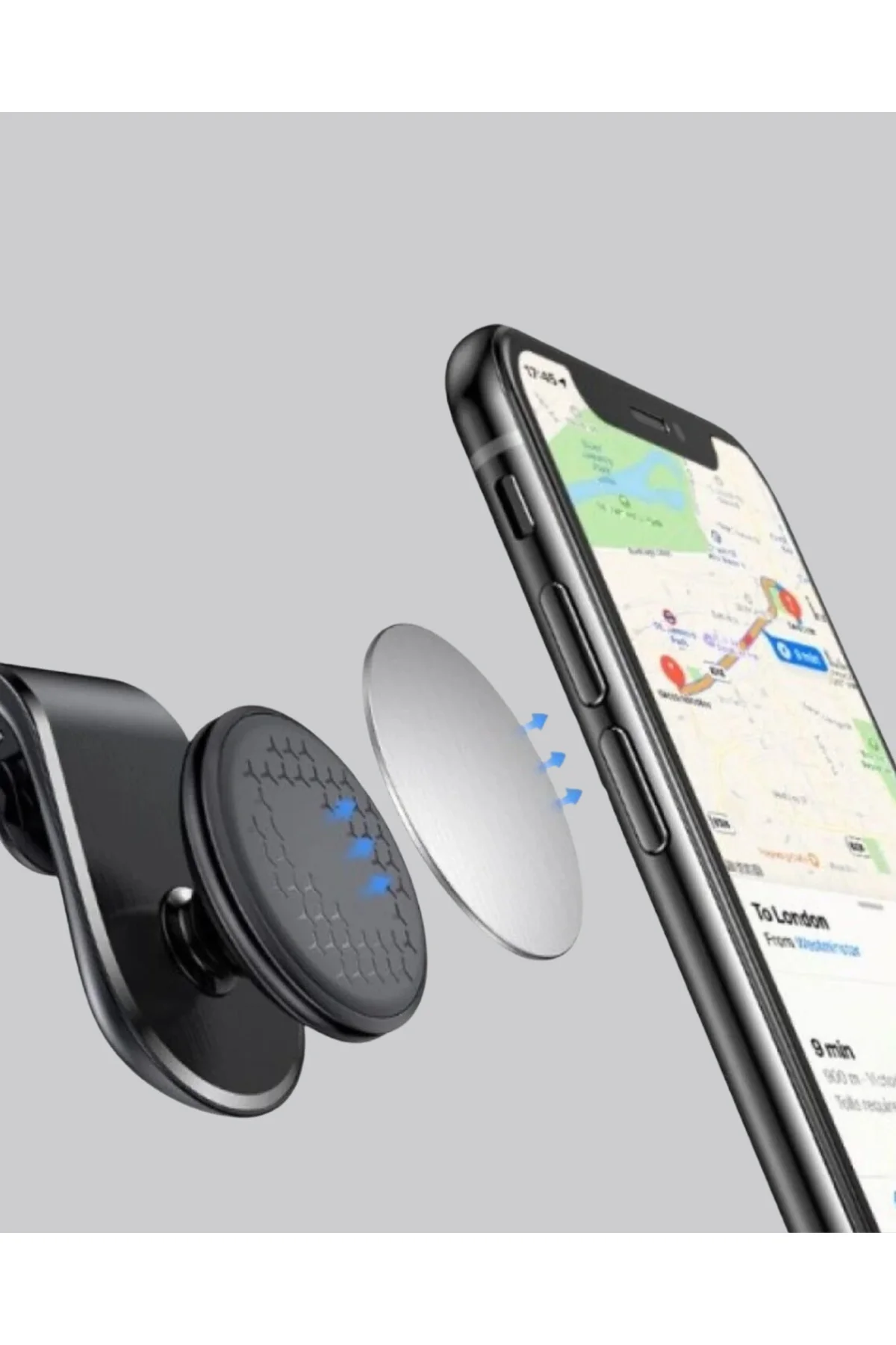Güçlü Manyetik Araç Telefon Tutucu – GPS Navigasyon İçin İdeal