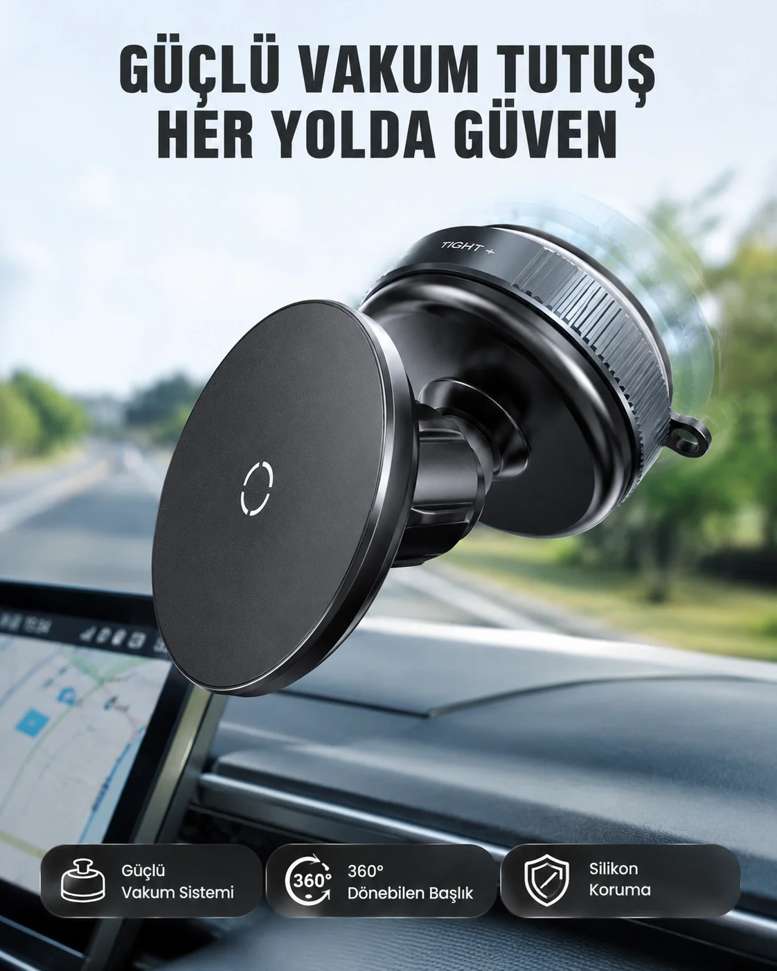 Güçlü Manyetik Araç Telefon Tutucu Evrensel Uyumluluk Güçlü Manyetik Araç Telefon Tutucu Evrensel Uyumluluk