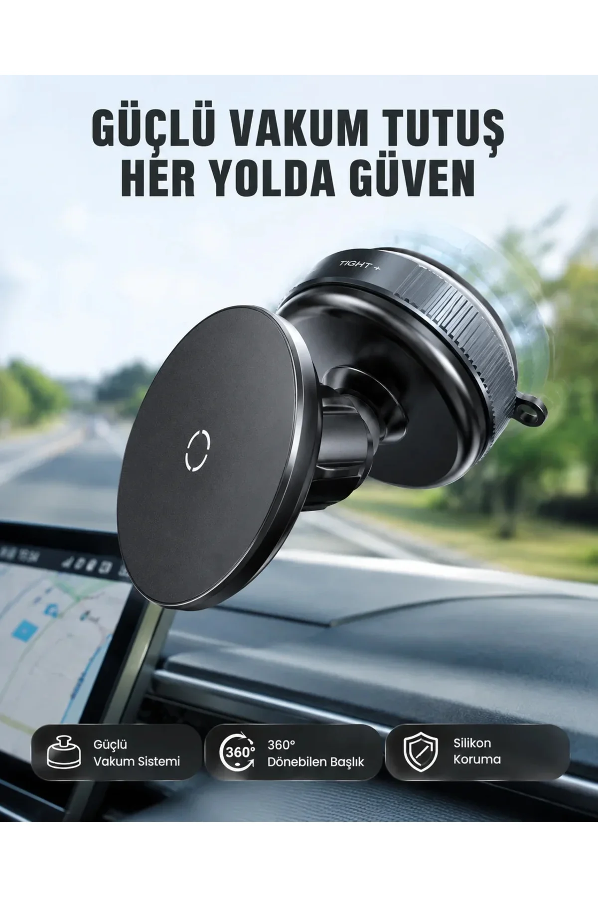 Güçlü Manyetik Araç Telefon Tutucu Evrensel Uyumluluk Güçlü Manyetik Araç Telefon Tutucu Evrensel Uyumluluk