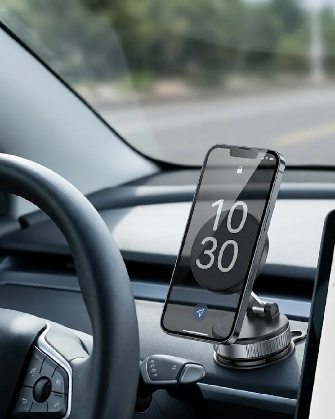 Güçlü Mıknatıslı Araç Telefon Tutucu 360 Derece Döner Stand