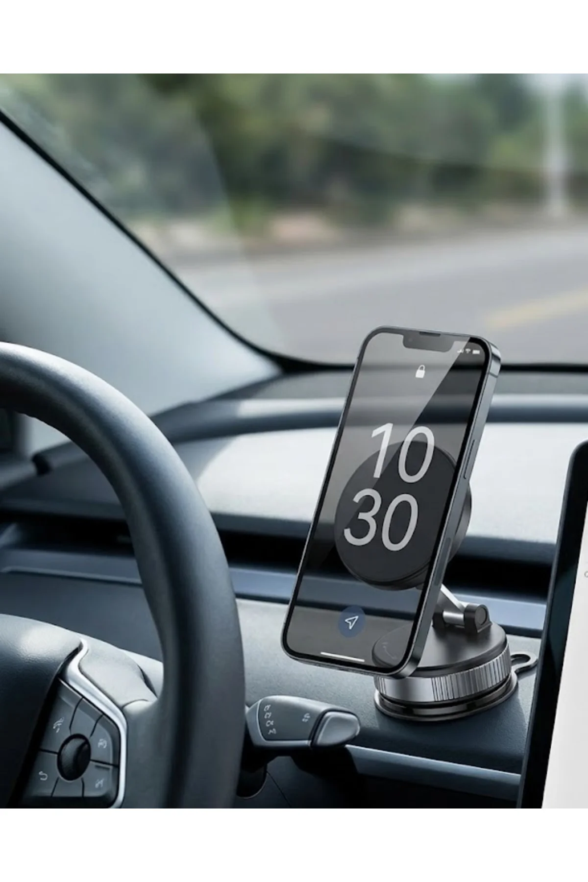 Güçlü Mıknatıslı Araç Telefon Tutucu 360 Derece Döner Stand