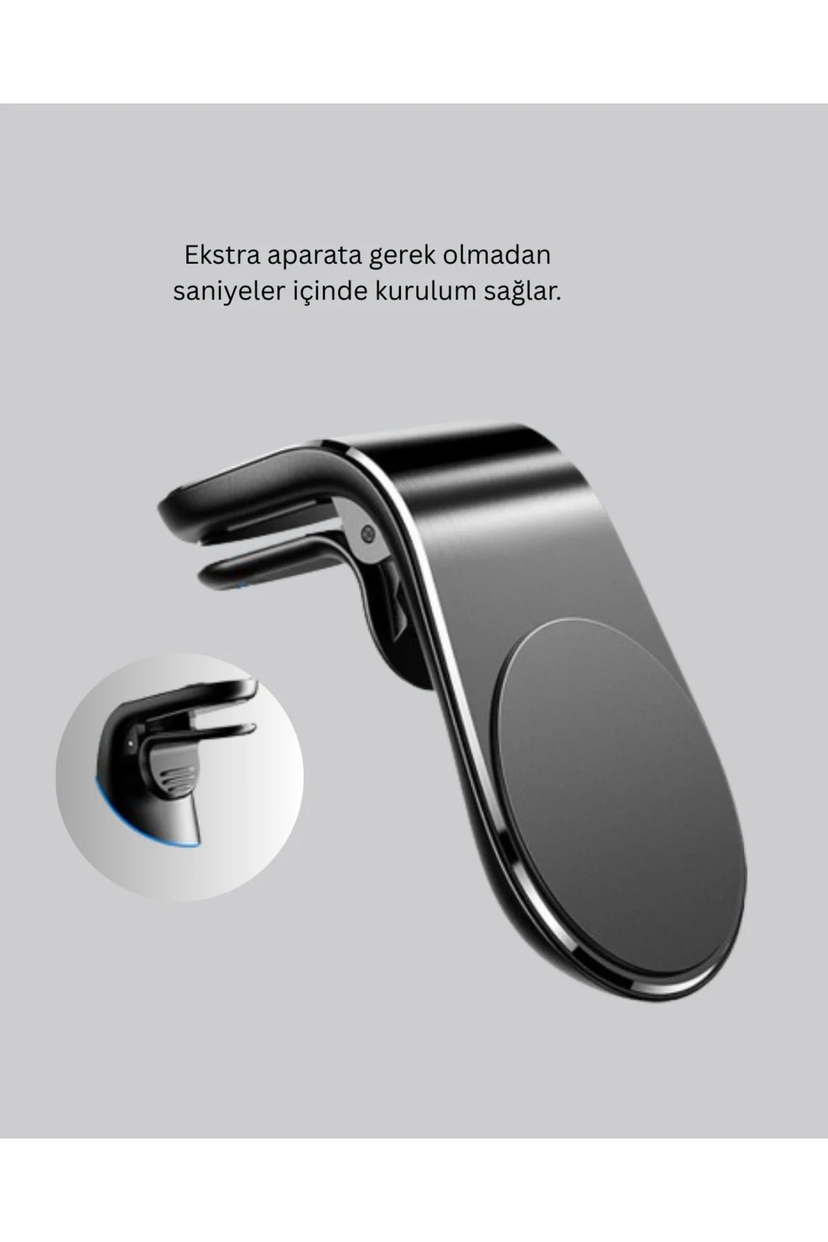 Güçlü Mıknatıslı Araç İçi Telefon Tutucu – Evrensel Uyum