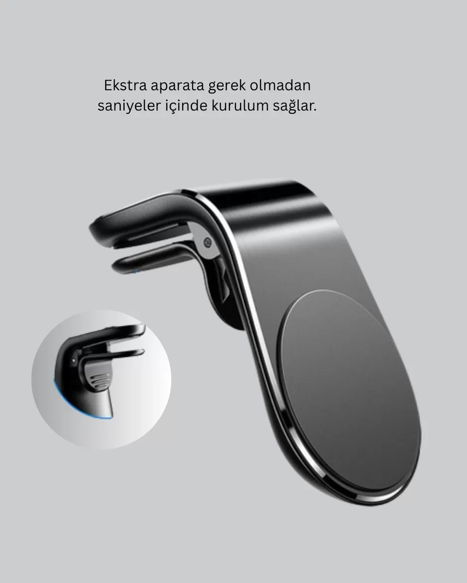 Güçlü Mıknatıslı Araç İçi Telefon Tutucu – Evrensel Uyum Yeni Nesil