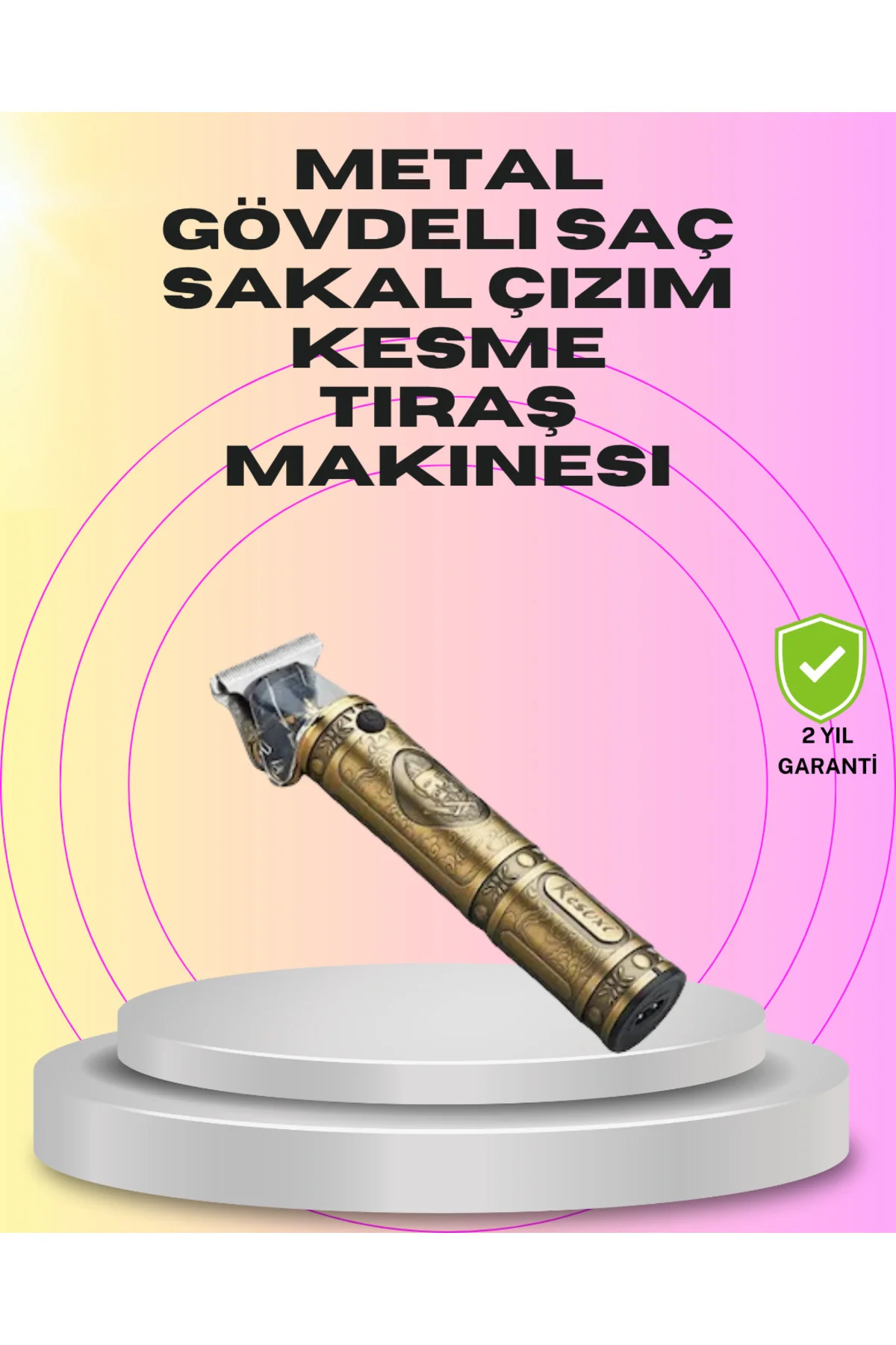 Güçlü Motorlu, 4 Kılavuz Taraklı Kompakt Saç Kesme Makinesi – Uzun Pil Ömürlü Güçlü Motorlu, 4 Kılavuz Taraklı Kompakt Saç Kesme Makinesi – Uzun Pil Ömürlü