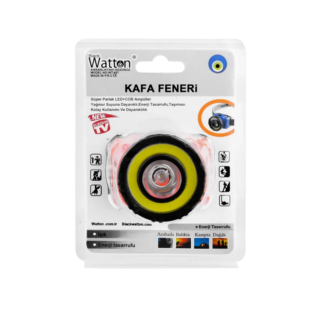 Güçlü Pilli Kafa Lambası Wt-607 Güçlü Pilli Kafa Lambası Wt-607
