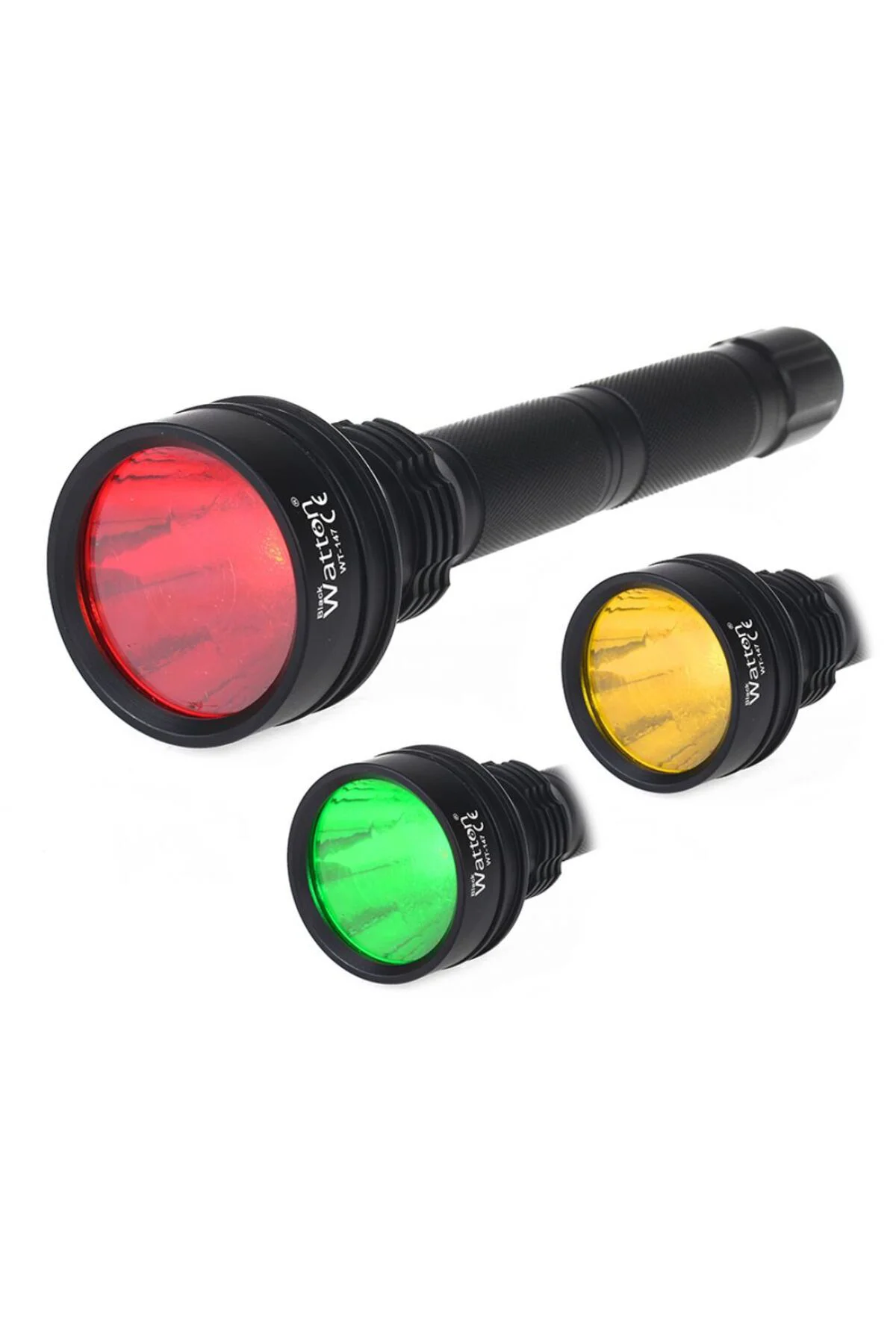 GÜÇLÜ PİLLİ KAFA LAMBASI WATTON WT-607 Siyah