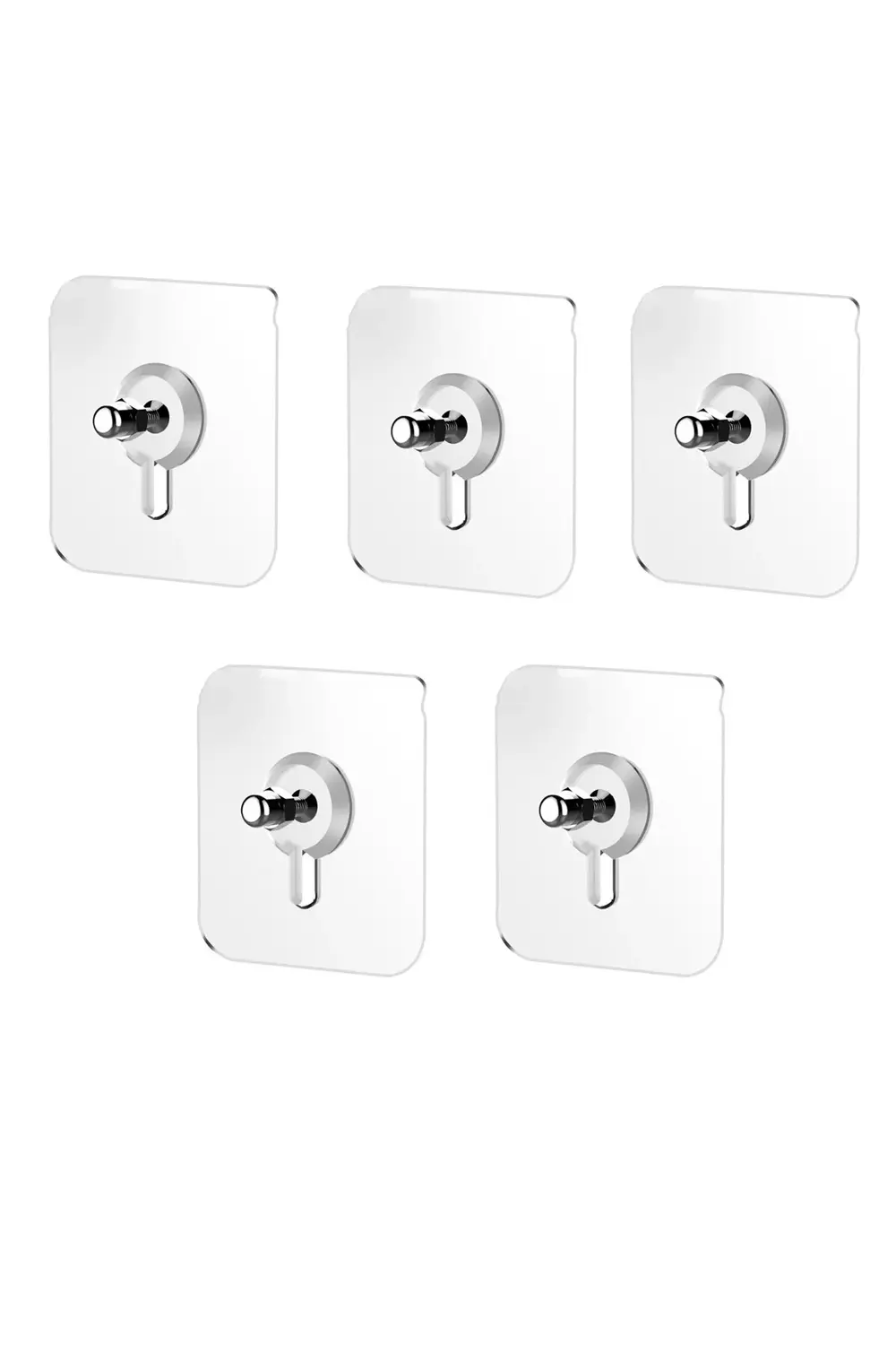 Güçlü Plastik Yapışkanlı 6mm Hanger Vidalı Eşya Ürün Raf Tutucu A