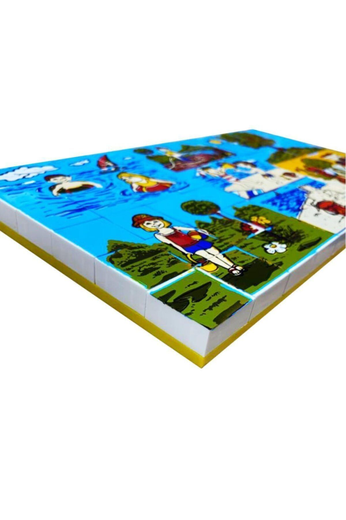 Güçlü Toys Lego Tipi Resimli Puzzle 67 Parça Yaz