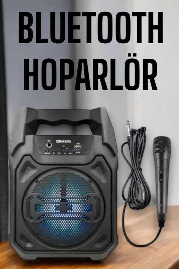 Güçlü ve Şarj Edilebilir Bluetooth Hoparlör 6.5 İnç - 15W Kablosuz Ses Çözümü