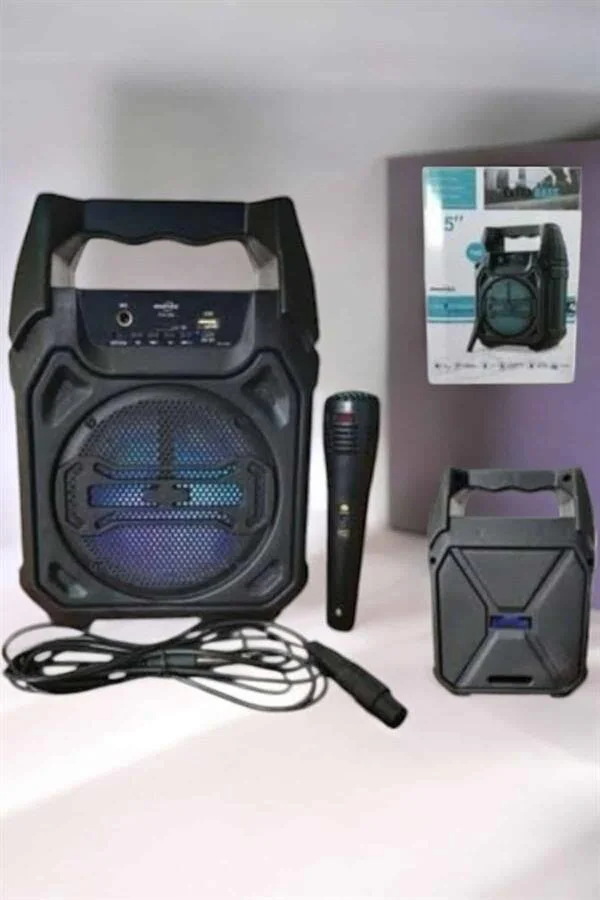 Güçlü ve Şarj Edilebilir Bluetooth Hoparlör 6.5 İnç - 15W Kablosuz Ses Çözümü