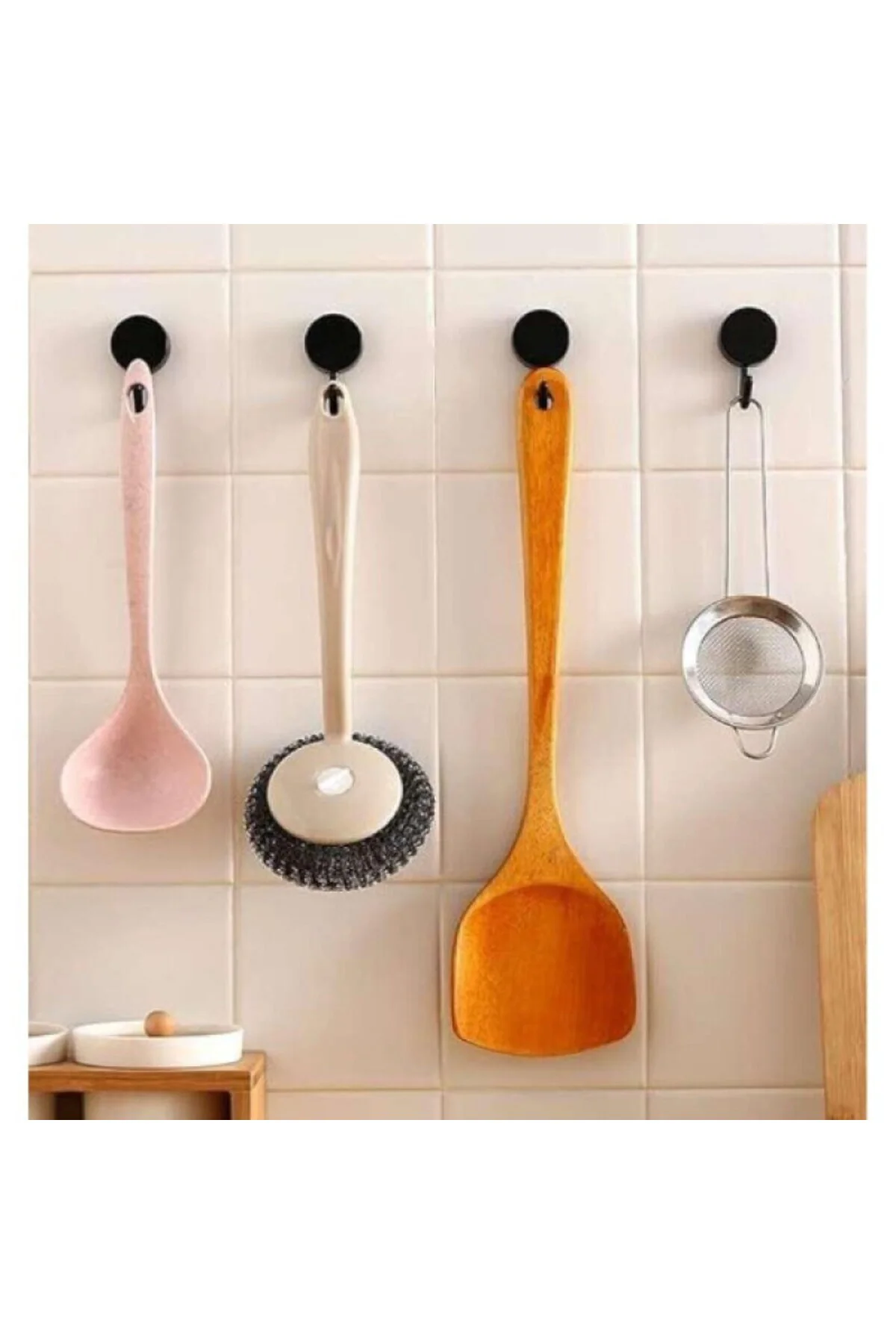 Güçlü Yapışkanlı Duvar Askısı Matkap Gerektirmez Çok Amaçlı Banyo