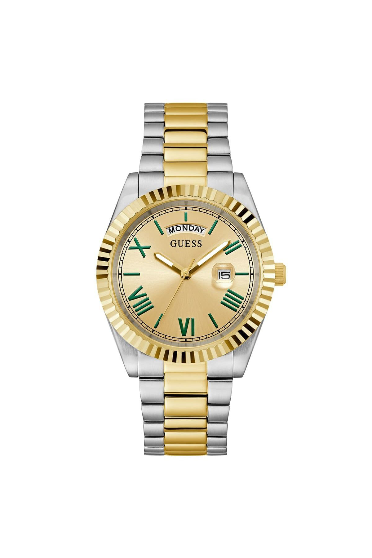 Guess GUGW0265G14 Çelik Kasa Çelik Kordonlu Erkek Kol Saati Guess GUGW0265G14 Çelik Kasa Çelik Kordonlu Erkek Kol Saati