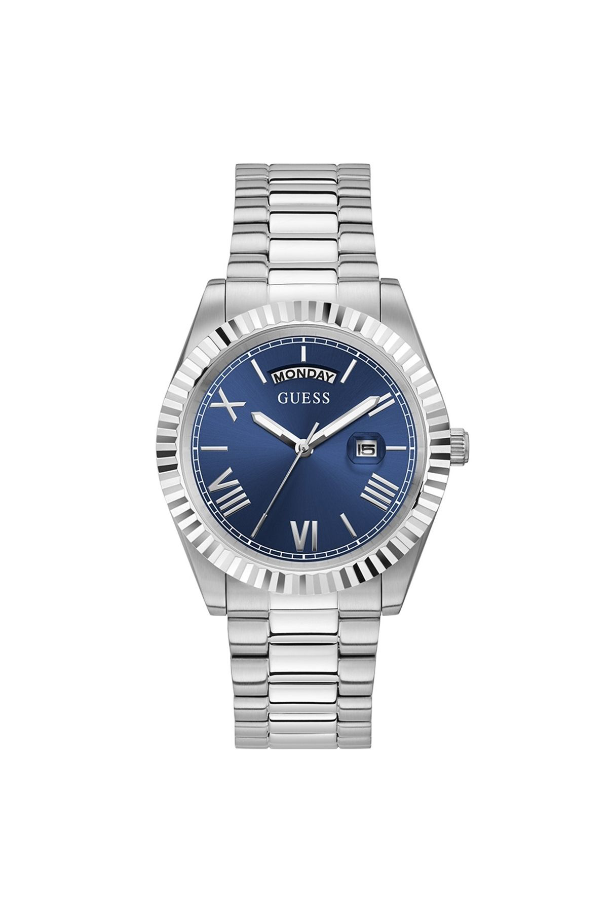 Guess Gugw0265g7 Çelik Kasa Çelik Kordonlu Erkek Kol Saati Guess Gugw0265g7 Çelik Kasa Çelik Kordonlu Erkek Kol Saati