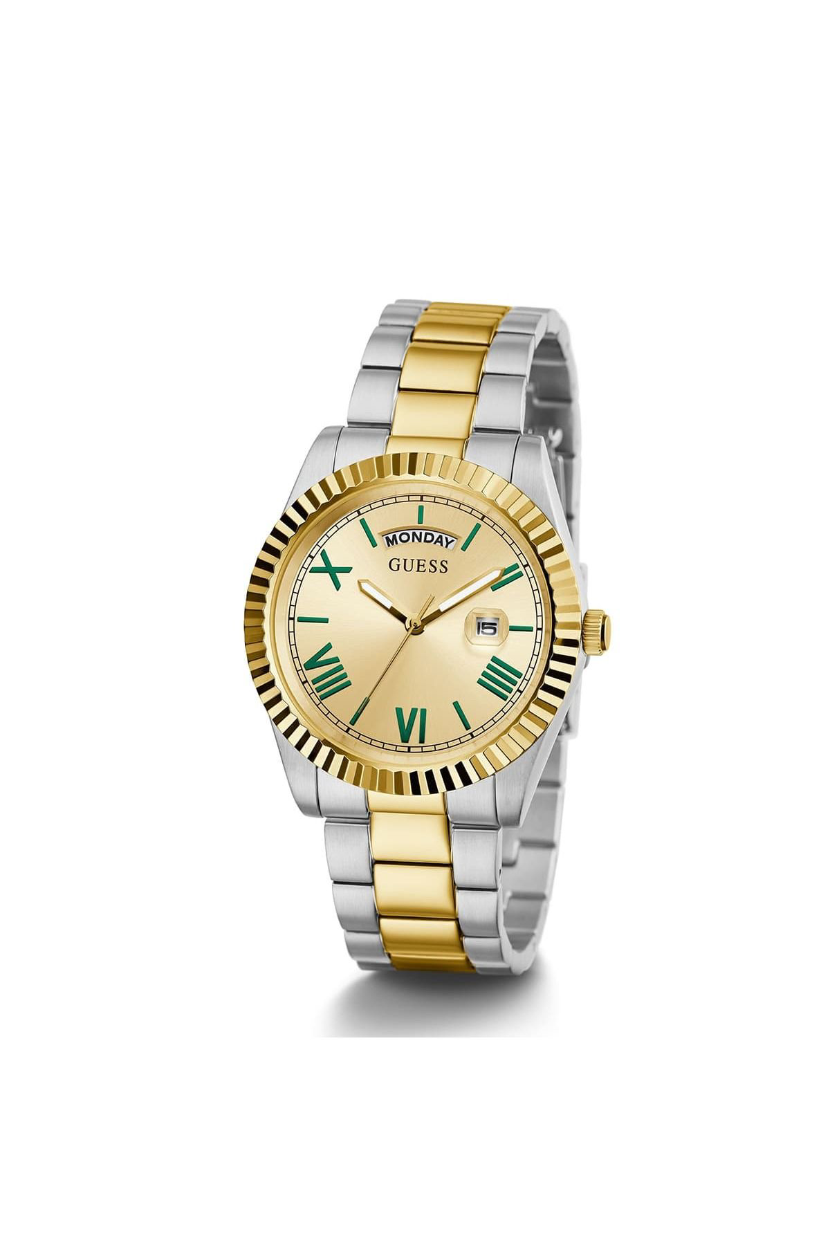 Guess GUGW0265G14 Çelik Kasa Çelik Kordonlu Erkek Kol Saati Guess GUGW0265G14 Çelik Kasa Çelik Kordonlu Erkek Kol Saati