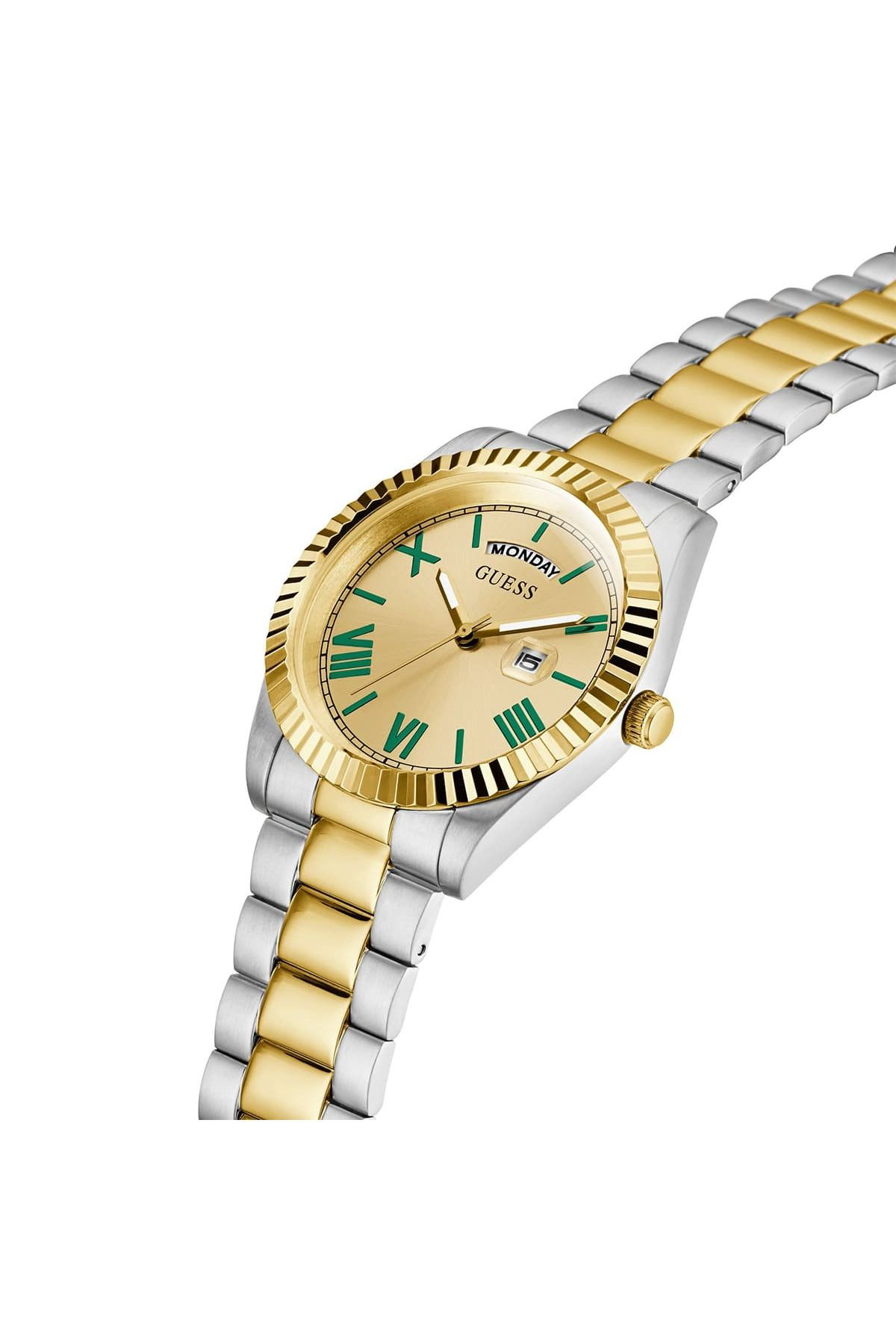 Guess GUGW0265G14 Çelik Kasa Çelik Kordonlu Erkek Kol Saati Guess GUGW0265G14 Çelik Kasa Çelik Kordonlu Erkek Kol Saati