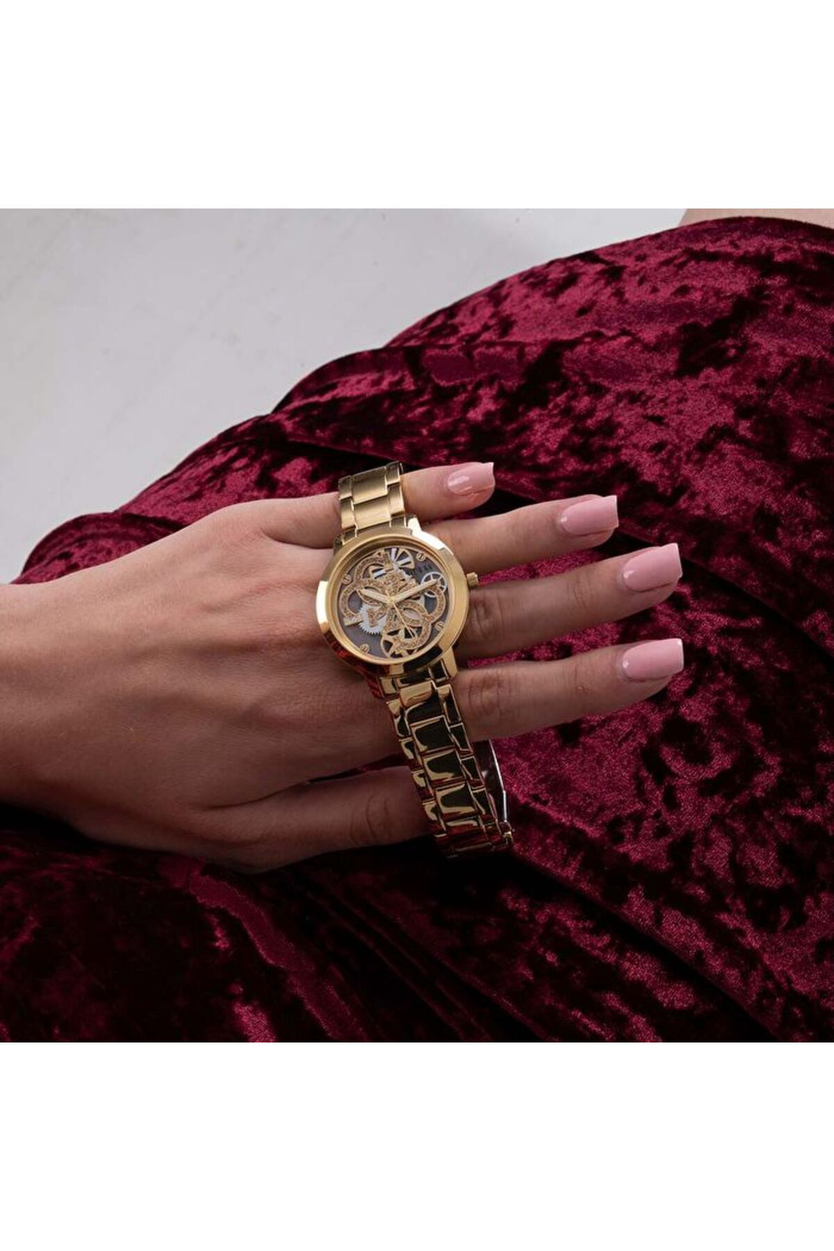 Guess  Gugw0300l2 Çelik Kasa Çelik Kordonlu Kadın Kol Saati