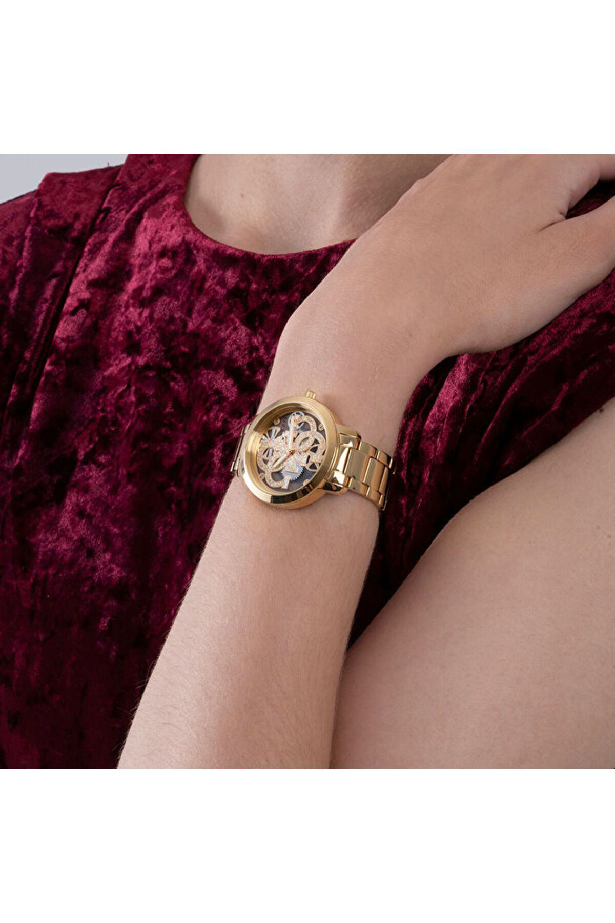 Guess  Gugw0300l2 Çelik Kasa Çelik Kordonlu Kadın Kol Saati